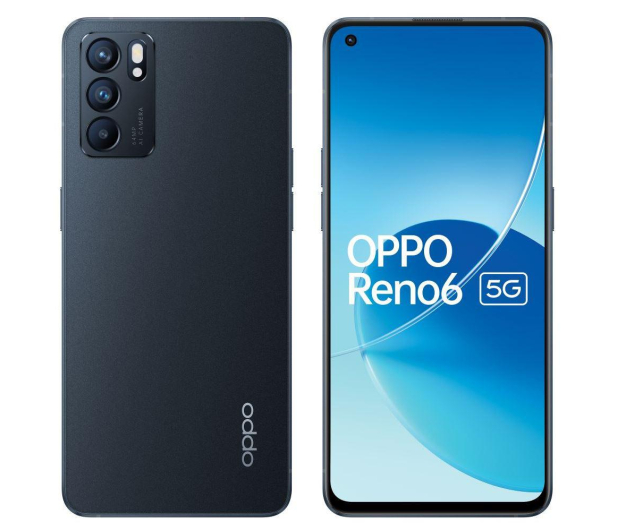 OPPO Reno6 5G 8/128GB czarny 90Hz - 678270 - zdjęcie